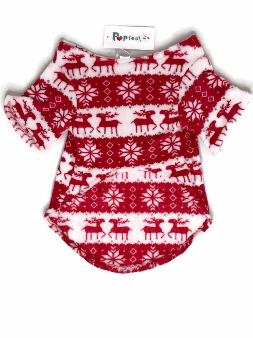 Festive Fleece Holiday Dog Sweater